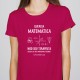 T-SHIRT senhora “Querida Matemática”