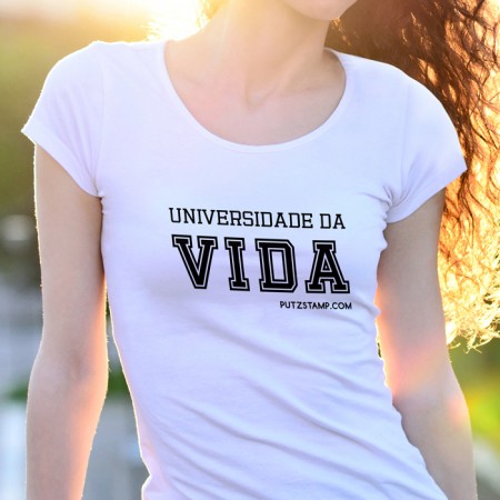 T-SHIRT senhora “Universidade da Vida”