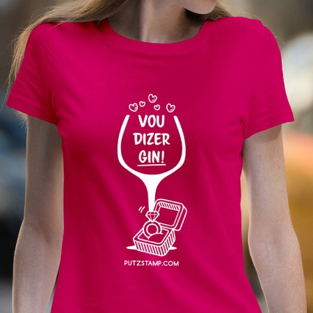 T-SHIRT senhora “vou dizer GIN”